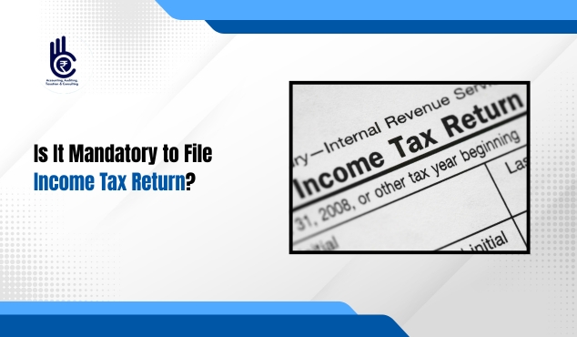 Is It Mandatory to File Income Tax Return​?